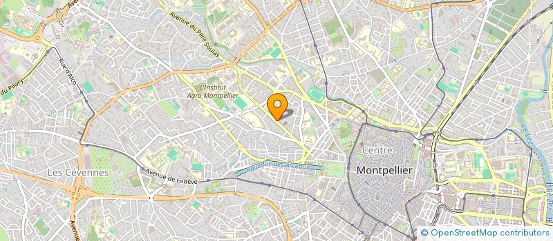 localisation de l'entreprise SCI MAILLOLS-HUGO à MONTPELLIER