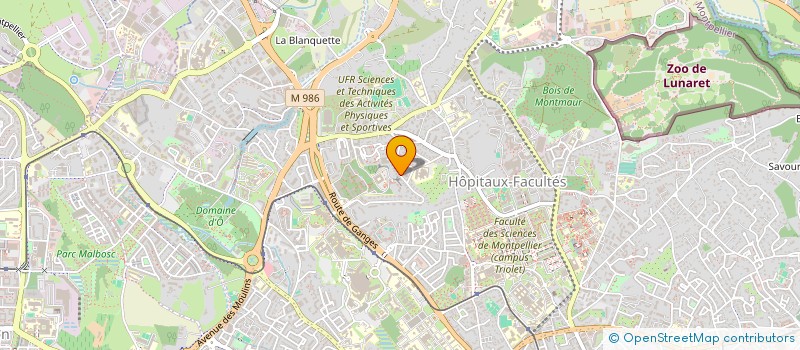 localisation de l'entreprise SCI MAILLOLS JAHELAN à MONTPELLIER