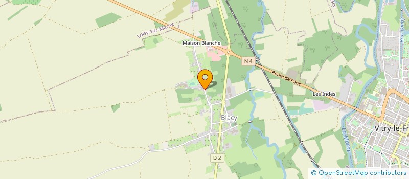 localisation de l'entreprise SCI MAILLY  BLACY