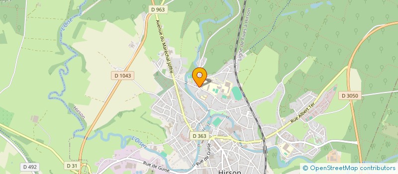 localisation de l'entreprise SCI MAIMBOURG  HIRSON