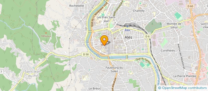 localisation de l'entreprise SCI MAINA  ALES