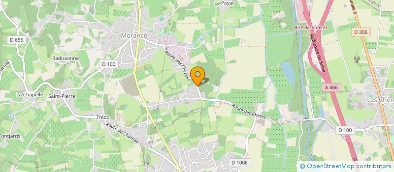 localisation de l'entreprise SCI MAINAND  MORANCE