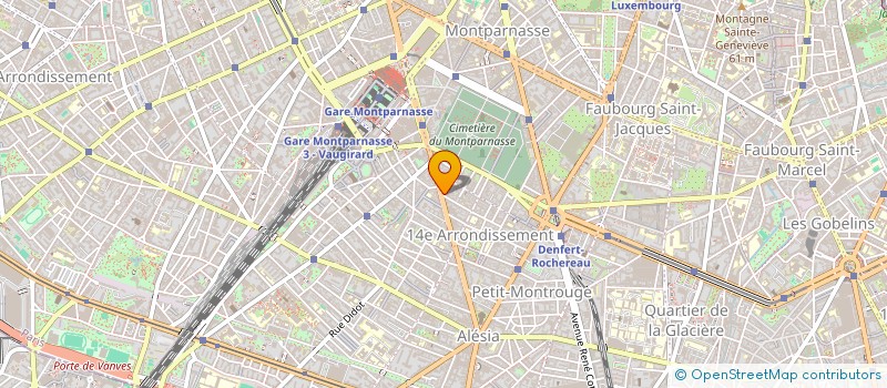 localisation de l'entreprise SCI MAINE  PARIS