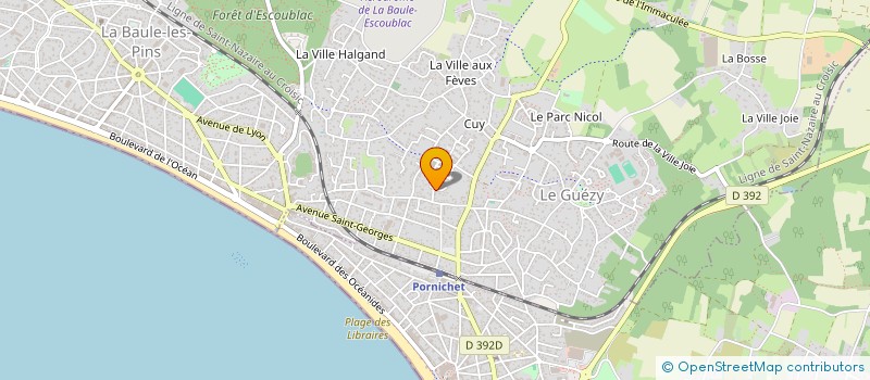 localisation de l'entreprise SCI MAINE 86  LA BAULE-ESCOUBLAC