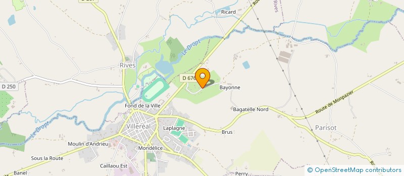 localisation de l'entreprise SCI MAINE  VILLEREAL