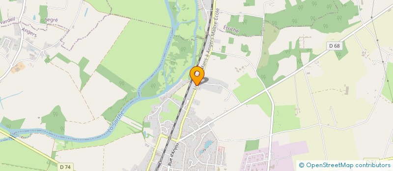 localisation de l'entreprise SCI MAINE ANJOU à TIERCE