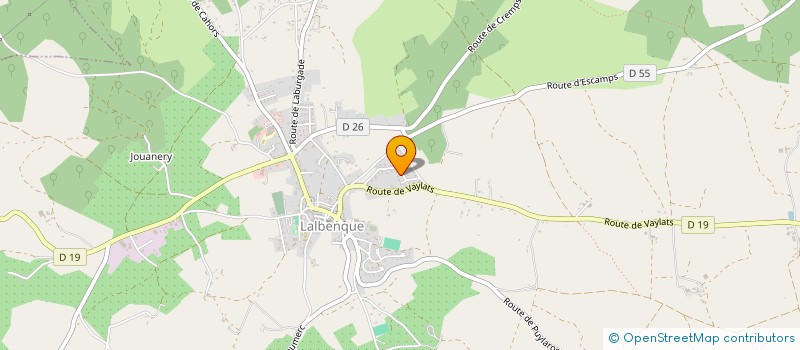 localisation de l'entreprise SCI MAINE COON  LALBENQUE