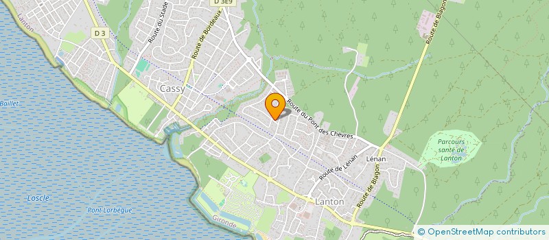 localisation de l'entreprise SCI MAINS D OR  LANTON