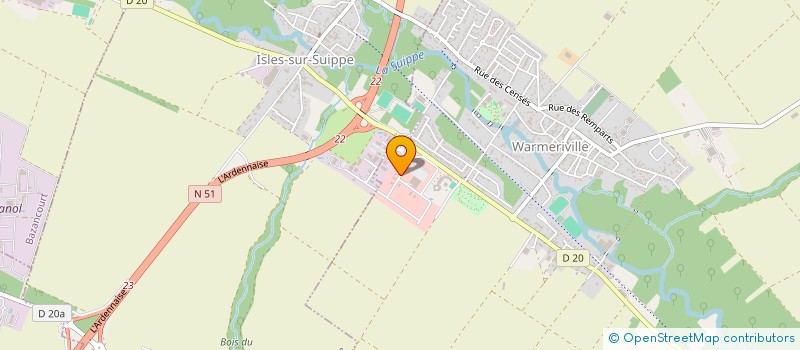 localisation de l'entreprise SCI & MAINTENANT  WARMERIVILLE