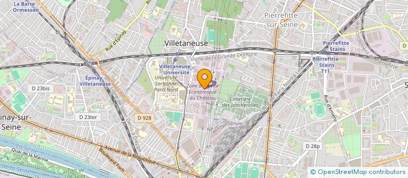 localisation de l'entreprise SCI MAINVILLE  VILLETANEUSE