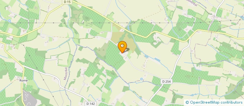 localisation de l'entreprise SCI MAIO  CASTELNAU D'AUZAN LABARRERE