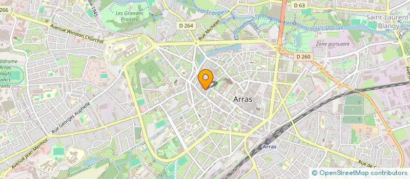 localisation de l'entreprise SCI MAIRE à ARRAS
