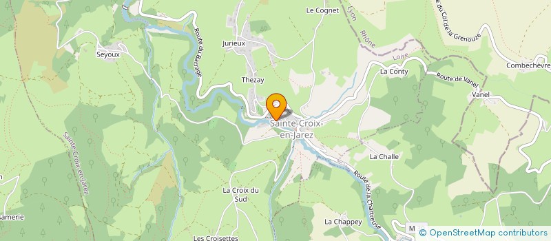 localisation de l'entreprise SCI MAIRIE  SAINTE-CROIX-EN-JAREZ