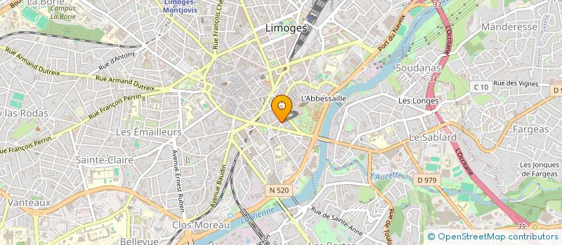 localisation de l'entreprise SCI MAIRIE CATHEDRALE à LIMOGES
