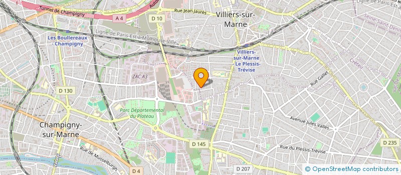 localisation de l'entreprise SCI MAIROS  VILLIERS-SUR-MARNE