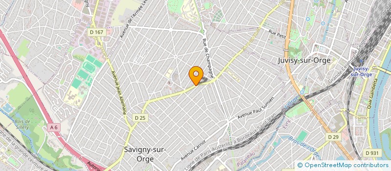 localisation de l'entreprise SCI MAISA à SAVIGNY-SUR-ORGE