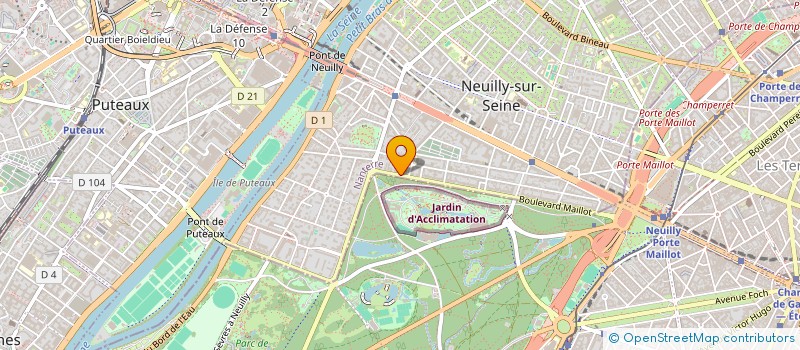 localisation de l'entreprise SCI MAISART à NEUILLY-SUR-SEINE