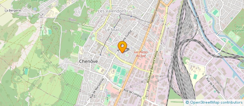 localisation de l'entreprise SCI MAISGAUM à CHENOVE