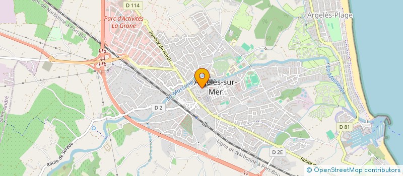 localisation de l'entreprise SCI MAISON 18  ARGELES-SUR-MER