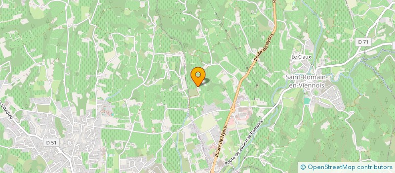 localisation de l'entreprise SCI MAISON A VAISON  SAINT-MARCELLIN-LES-VAISON