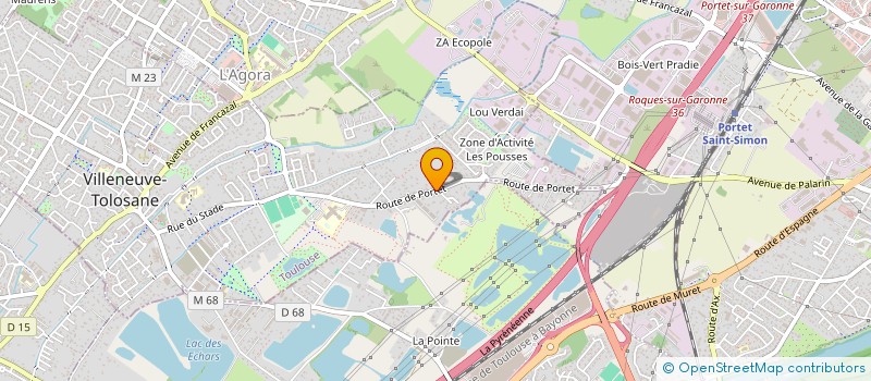 localisation de l'entreprise SCI MAISON AMARANTHE à VILLENEUVE-TOLOSANE