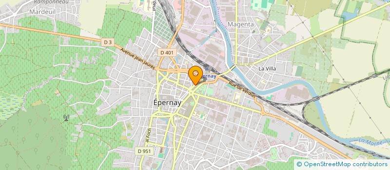 localisation de l'entreprise SCI MAISON ARMAH  EPERNAY