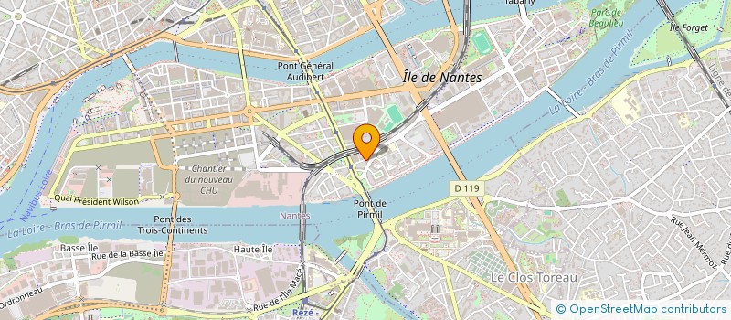 localisation de l'entreprise SCI MAISON ARTISANAT DU BATIMENT DES PDL à NANTES