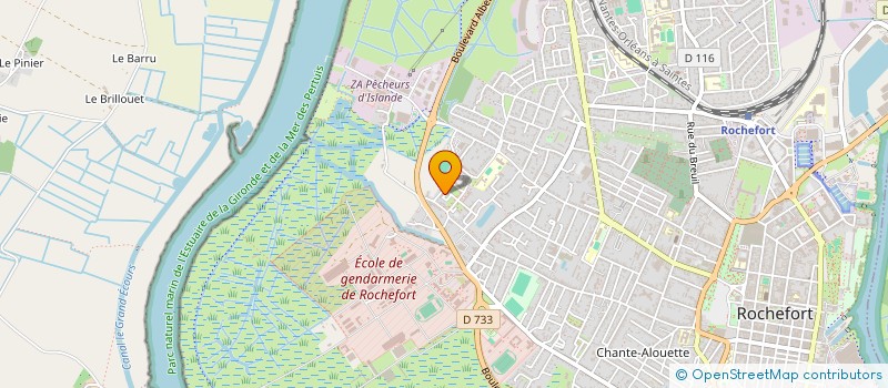 localisation de l'entreprise SCI MAISON ATLANTIQUE  ROCHEFORT