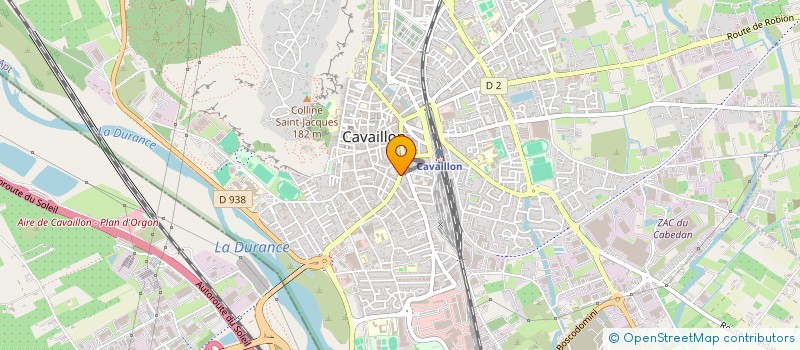 localisation de l'entreprise SCI MAISON BLANCHE  CAVAILLON