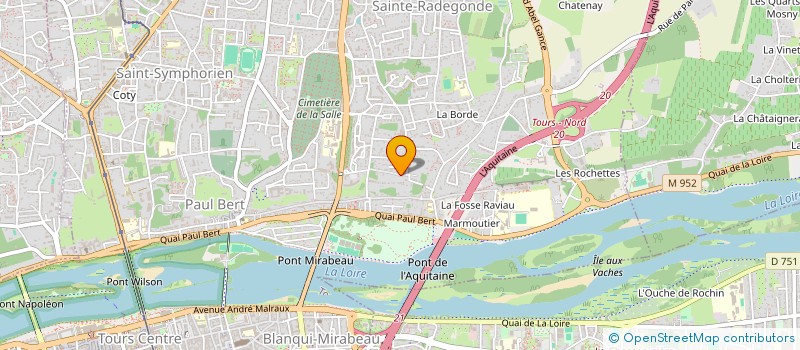 localisation de l'entreprise SCI MAISON BLEUE  TOURS