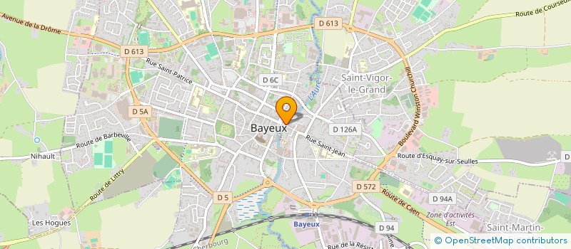 localisation de l'entreprise SCI MAISON BONBONNE  BAYEUX