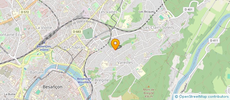 localisation de l'entreprise SCI MAISON BOUNDER  BESANCON