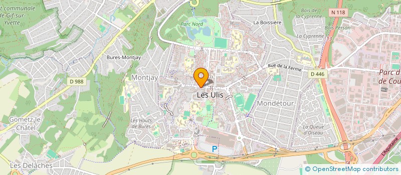 localisation de l'entreprise SCI MAISON BRAGANCE à LES ULIS
