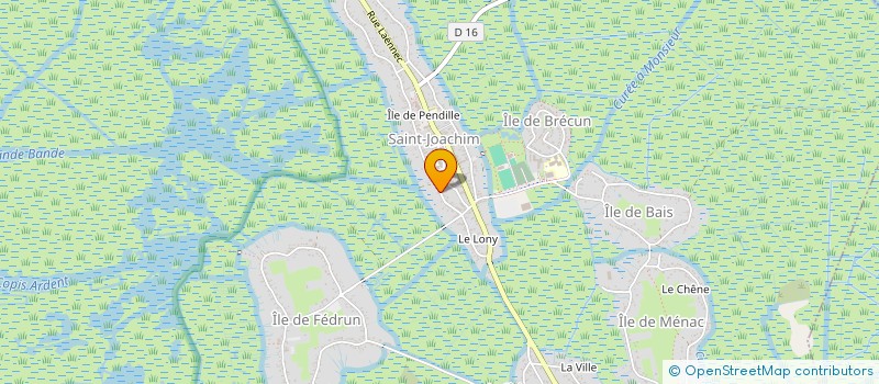 localisation de l'entreprise SCI MAISON BRIERONNE  SAINT-JOACHIM