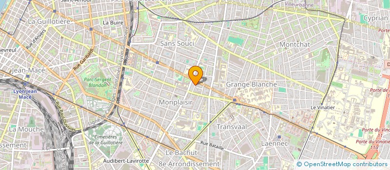 localisation de l'entreprise SCI MAISON CARRE  LYON