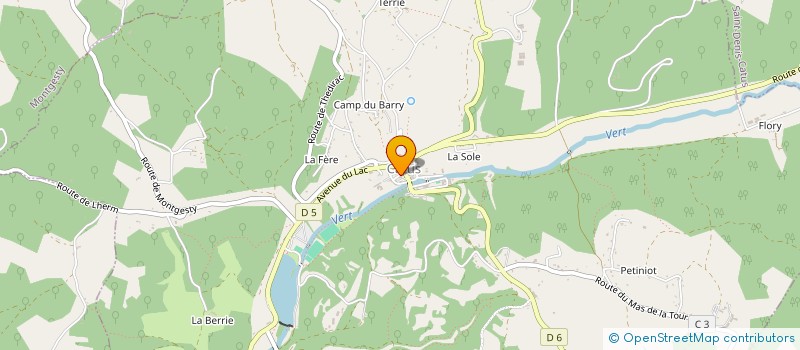 localisation de l'entreprise SCI MAISON CATUS  CATUS