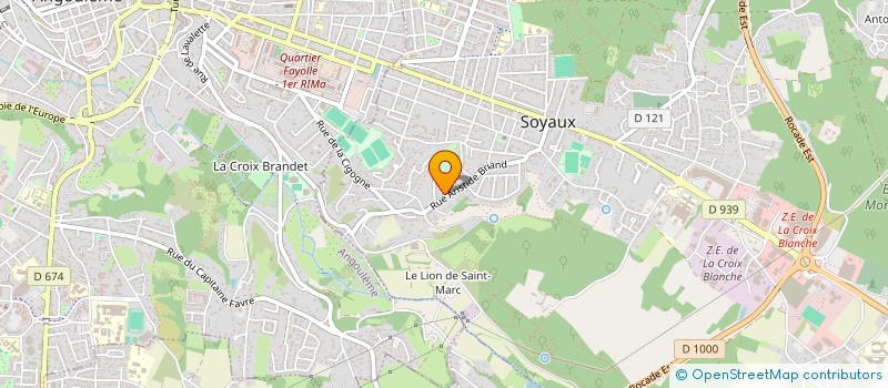 localisation de l'entreprise SCI MAISON CHARENTAISE  SOYAUX