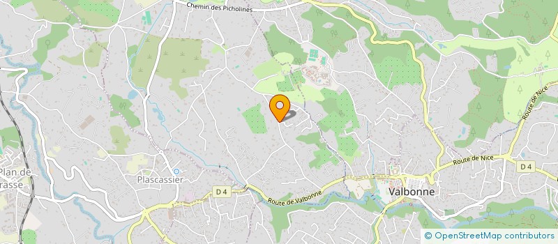 localisation de l'entreprise SCI MAISON COLSTED  CHATEAUNEUF-GRASSE