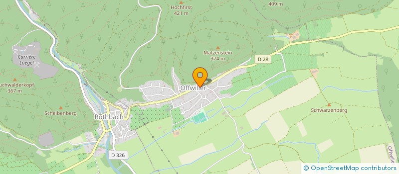 localisation de l'entreprise SCI MAISON D'ALSACE  OFFWILLER