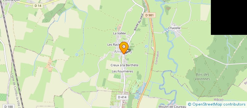 localisation de l'entreprise SCI MAISON D'AMEUGNY  AMEUGNY