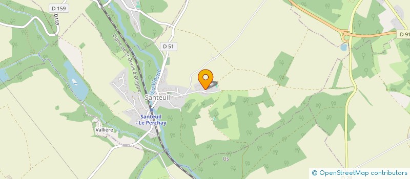 localisation de l'entreprise SCI MAISON D'AMOUR à SANTEUIL