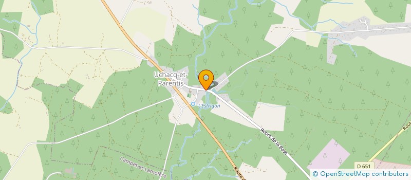 localisation de l'entreprise SCI MAISON D'HAUSSEZ  UCHACQ-ET-PARENTIS