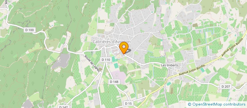 localisation de l'entreprise SCI MAISON DE CABRIERES  CABRIERES-D'AVIGNON