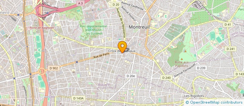 localisation de l'entreprise SCI MAISON DE CAROLINE à MONTREUIL