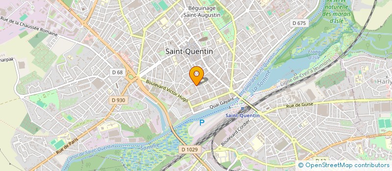 localisation de l'entreprise SCI MAISON DE L'OMIGNON à SAINT-QUENTIN
