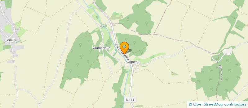 localisation de l'entreprise SCI MAISON DE LA CHAPELLE D'AVIGNEAU  ESCAMPS