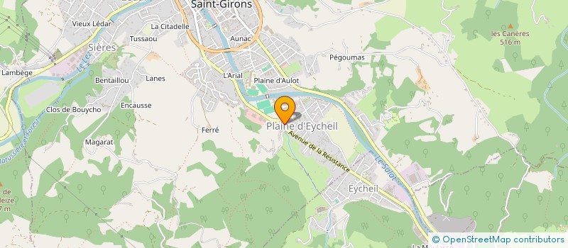 localisation de l'entreprise SCI MAISON DE LEDAR à SAINT-GIRONS