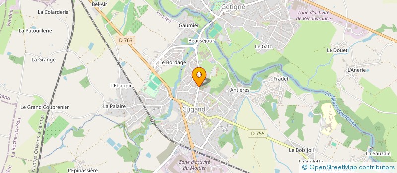 localisation de l'entreprise SCI MAISON DE SANTE DE CUGAND  CUGAND