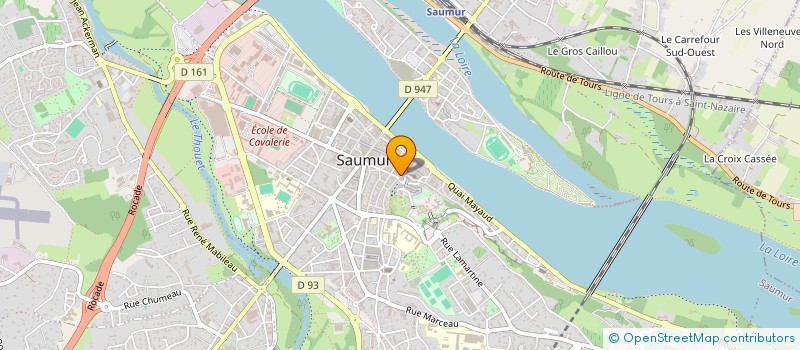 localisation de l'entreprise SCI MAISON DE SANTE SAINT-PIERRE  SAUMUR