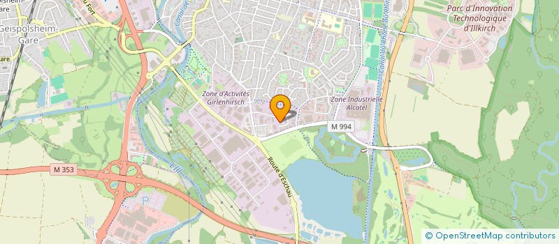 localisation de l'entreprise SCI MAISON DE SANTE ZUND  ILLKIRCH-GRAFFENSTADEN